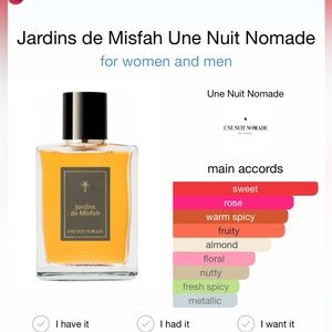 Jardins de Misfah by Une Nuit Nomade Perfume Sample